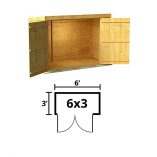 6×3-Overlap-Wooden-Pent-Bike-Log-Tool-Storage-Double-Door-Roof-Felt-Store-Shed-6ft-x-3ft-0-2