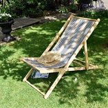 Striped-Wooden-Deck-Chair-Chairs-Traditional-Folding-Sun-Lounger-Garden-Beach-Seaside-Cream-Blue-Stripe-0-4