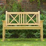 Sue-Ryder-Wooden-Garden-Bench-Seat-2-Seater-Solid-Natural-Wood-Outdoor-Seat-Traditional-Furniture-0-0