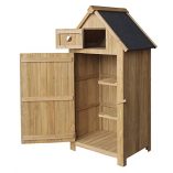 WilTec-Slim-utility-shed-made-of-fir-wood-with-a-tar-roof-770x540x1420mm-building-plans-garden-storage-0